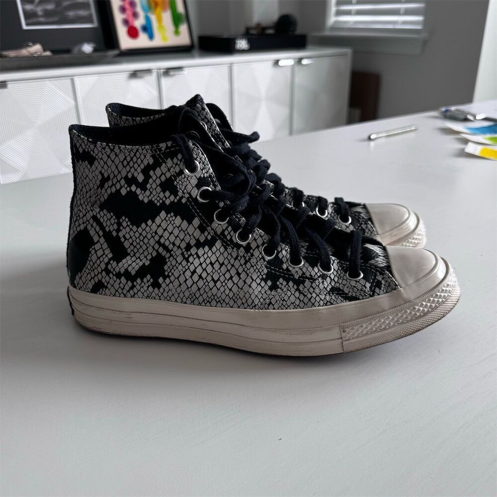 Converse Chuck Sneakers Python Print Size 9 - Picture 2 of 6